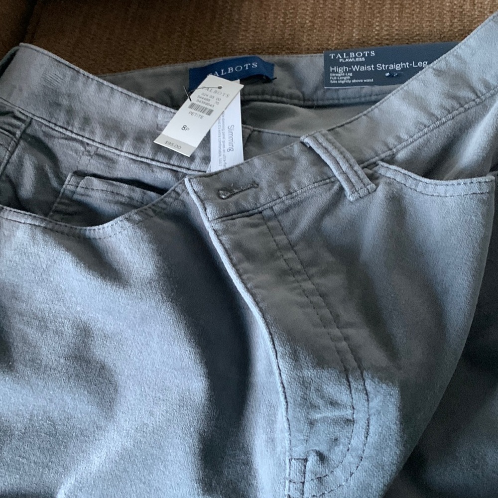Talbots never worn and still with tags. These are velvet pants: